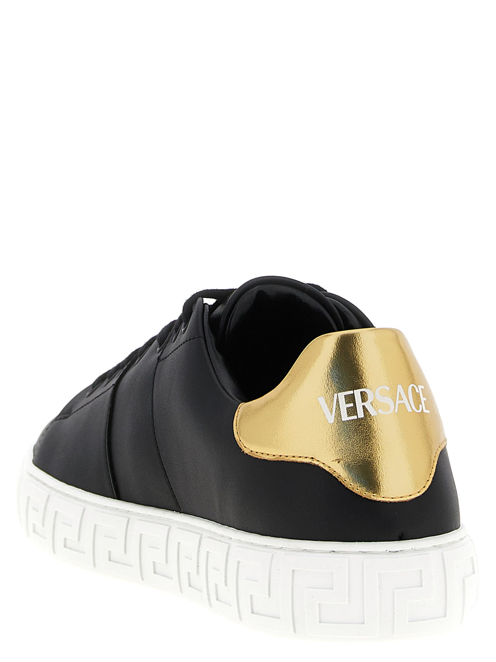 Versace Nylon Sneakers Χαμηλού Προφίλ σε Μαύρο