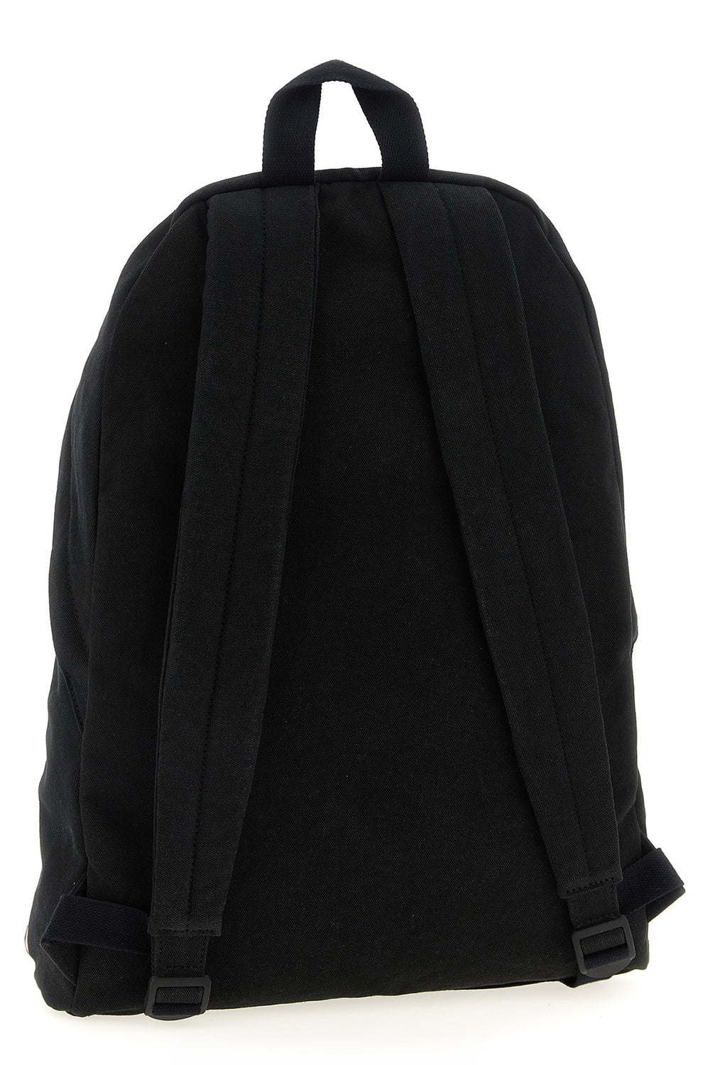 Black Cotton Backpack