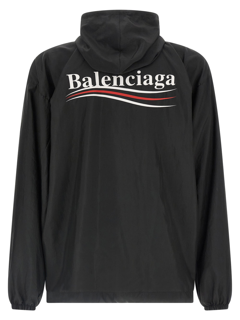Balenciaga 100% Polyester Shell Jacket in Black
