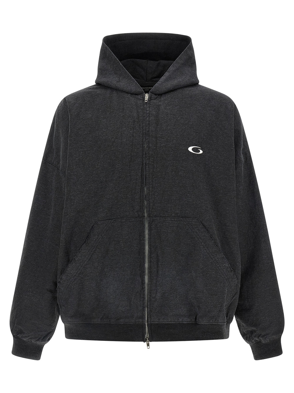 Balenciaga 100% Cotton Sweatshirt in Gray