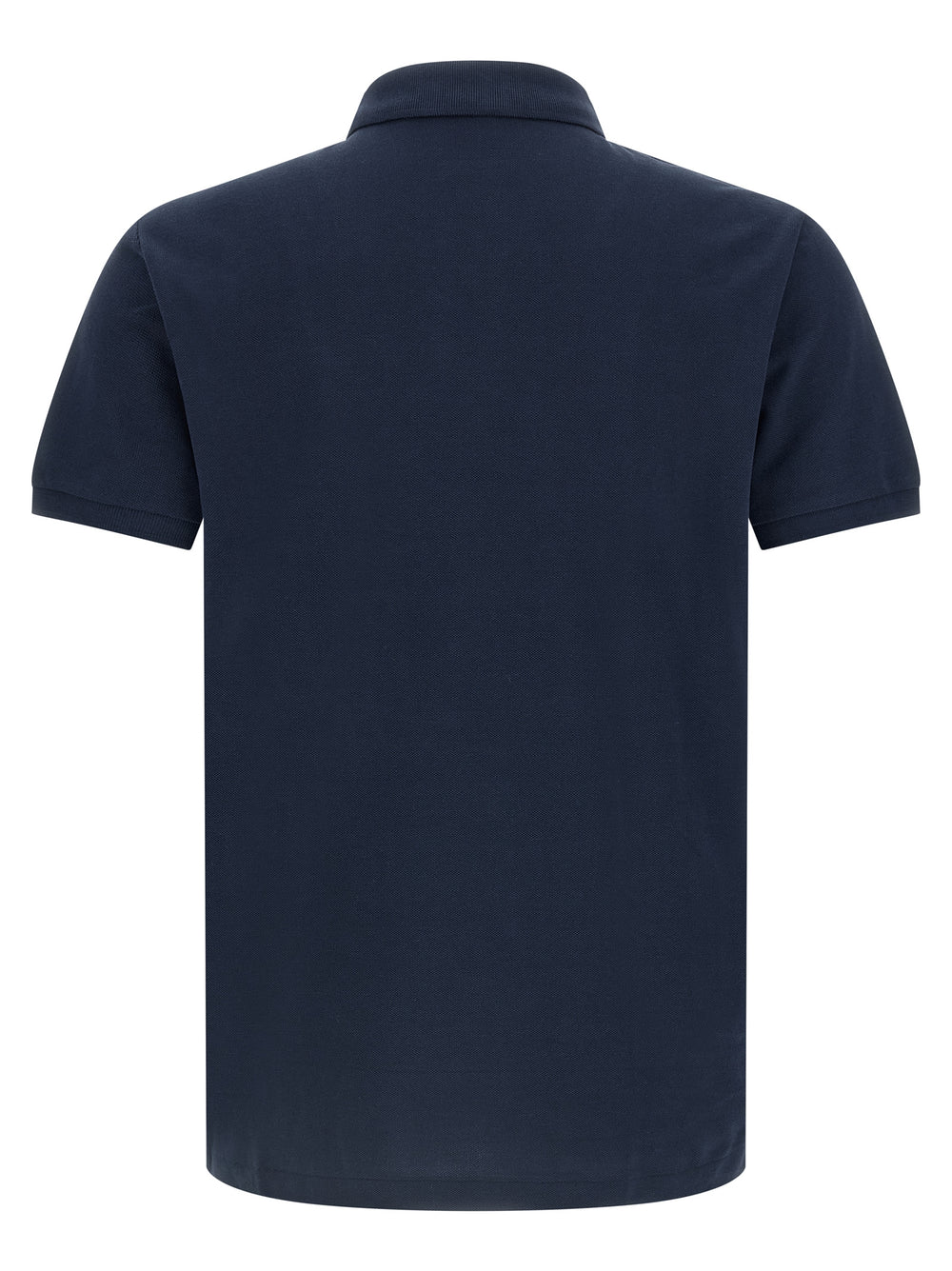 Blue Cotton Polo Shirt