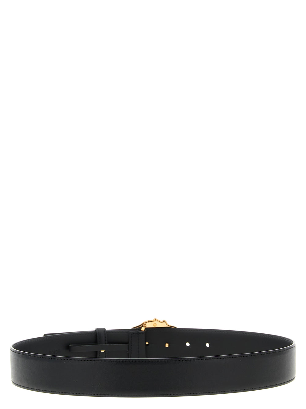 Black Calfskin Regular Belt