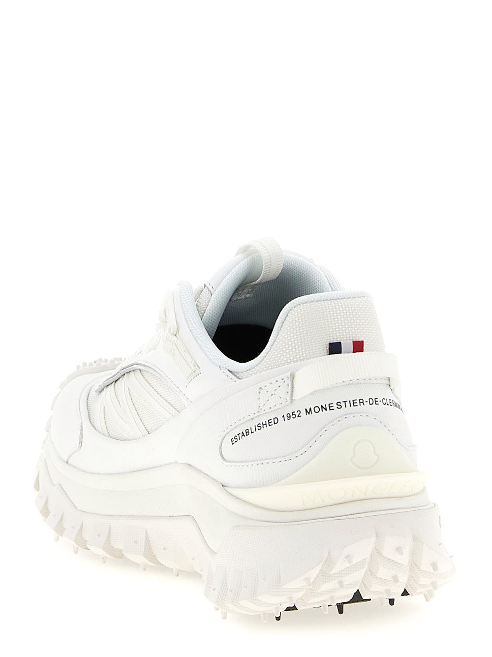 White Polyamide Athletic Sneakers