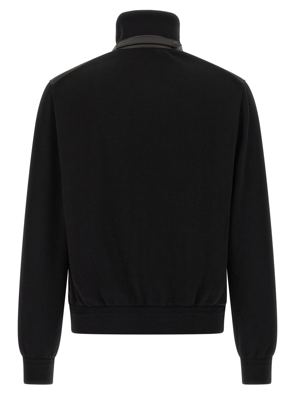Black Wool Bomber