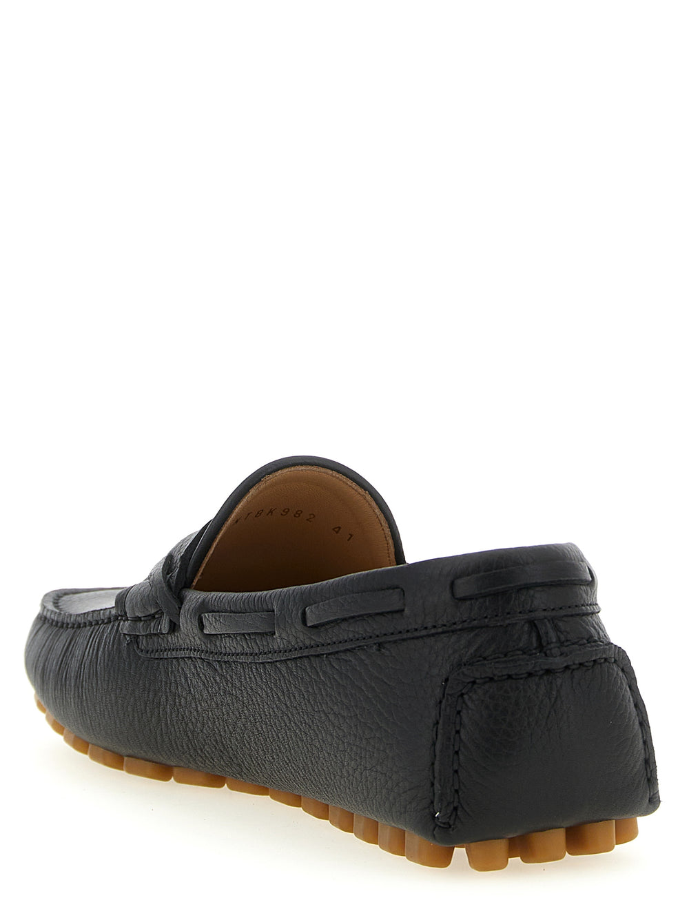 Valentino Garavani Calfskin Slip-On Loafers in Black