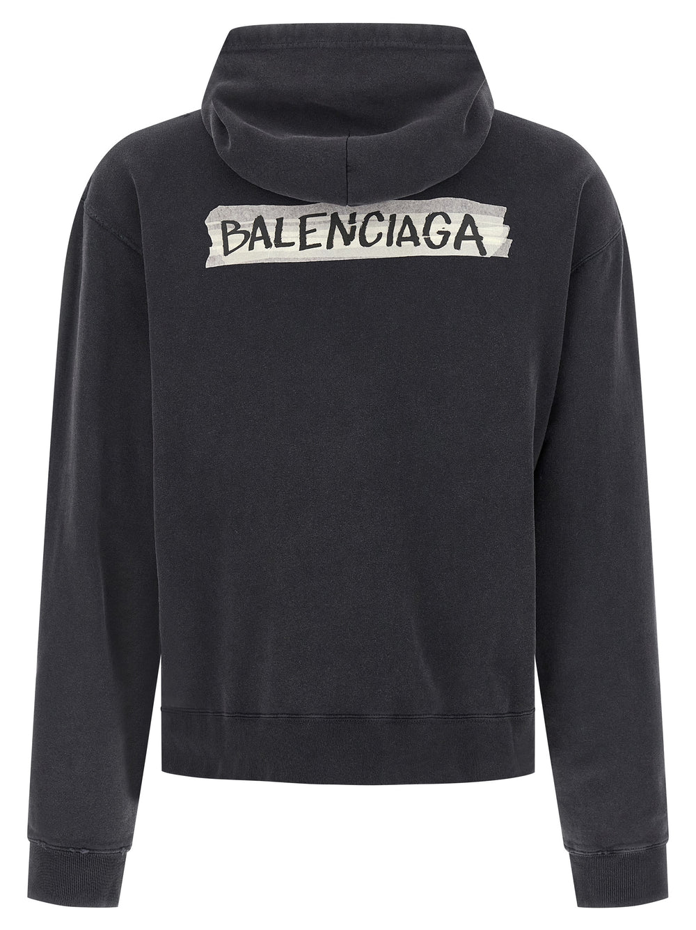 Black Cotton Sweatshirt