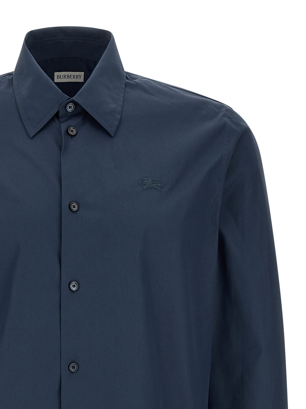 Burberry 100% Cotton Poplin Shirt in Blue
