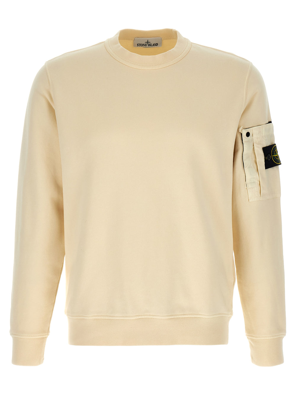 Beige Cotton Sweatshirt
