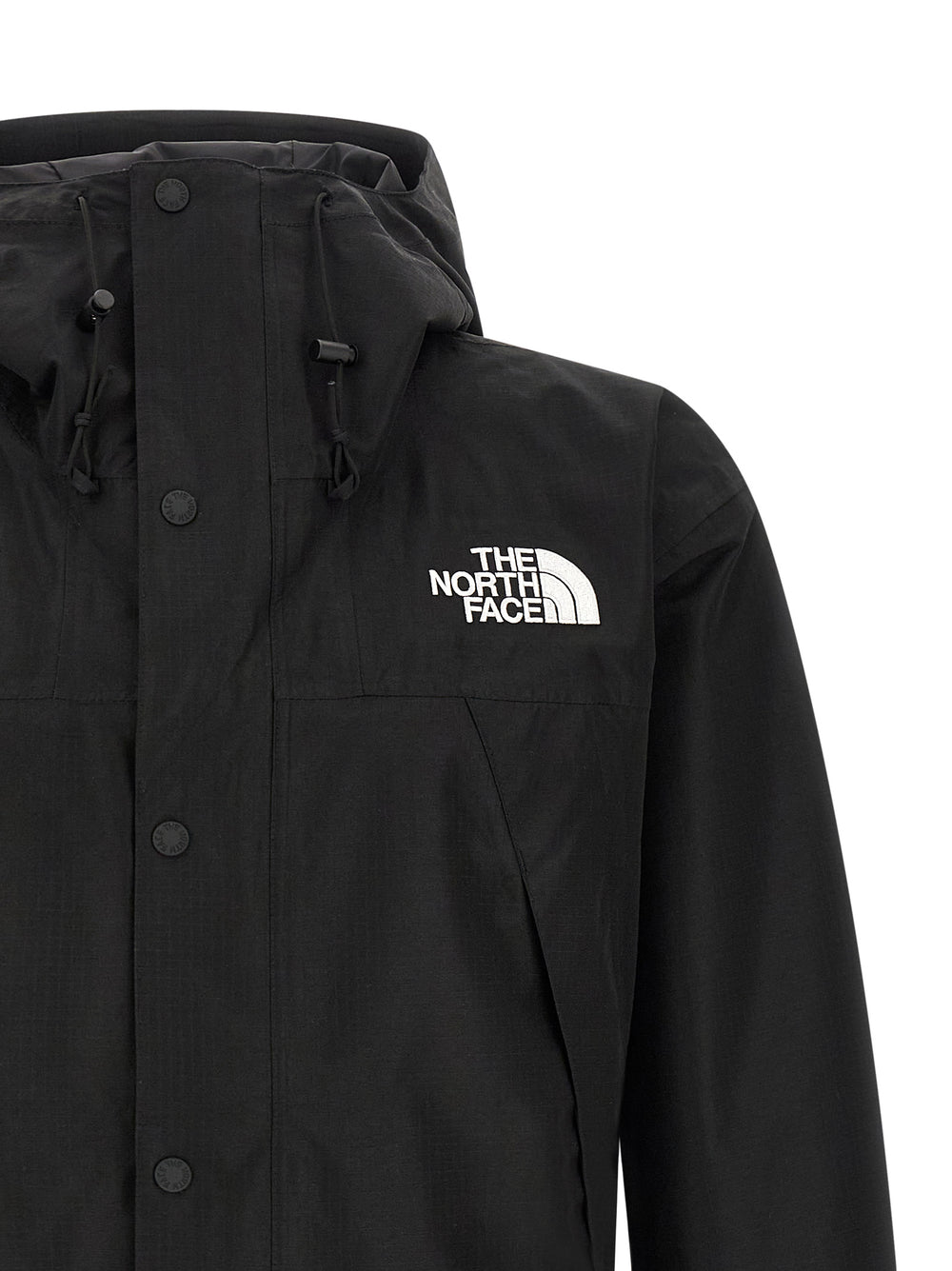 Black Polyester Shell Jacket