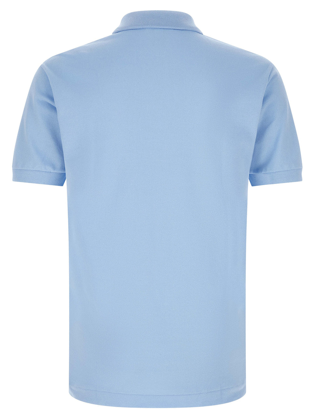 Blue Cotton Polo Shirt