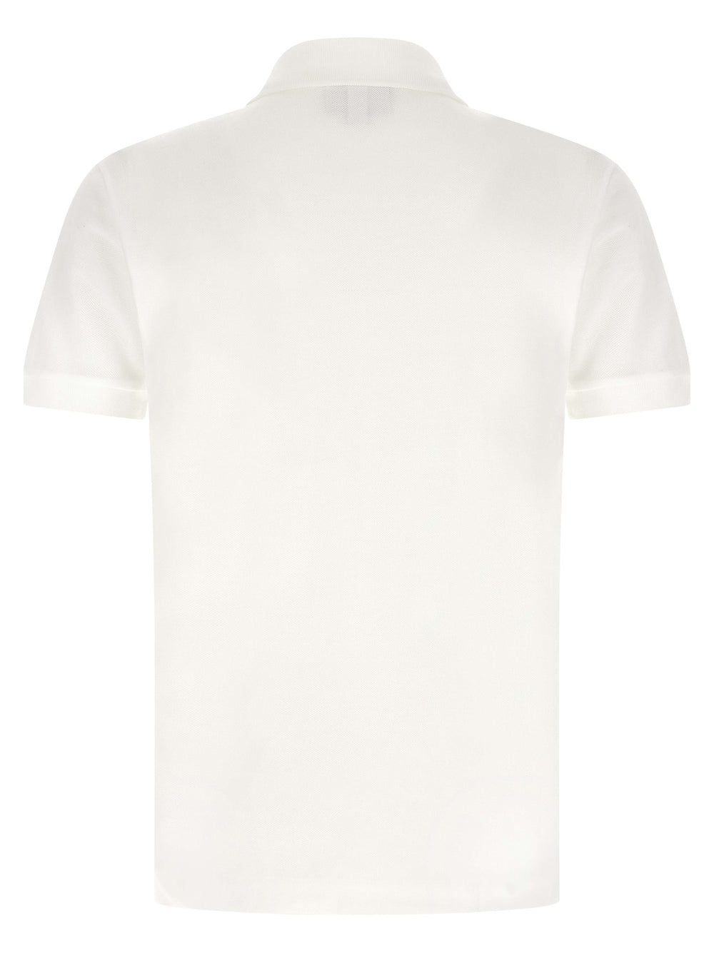 White Cotton Polo Shirt