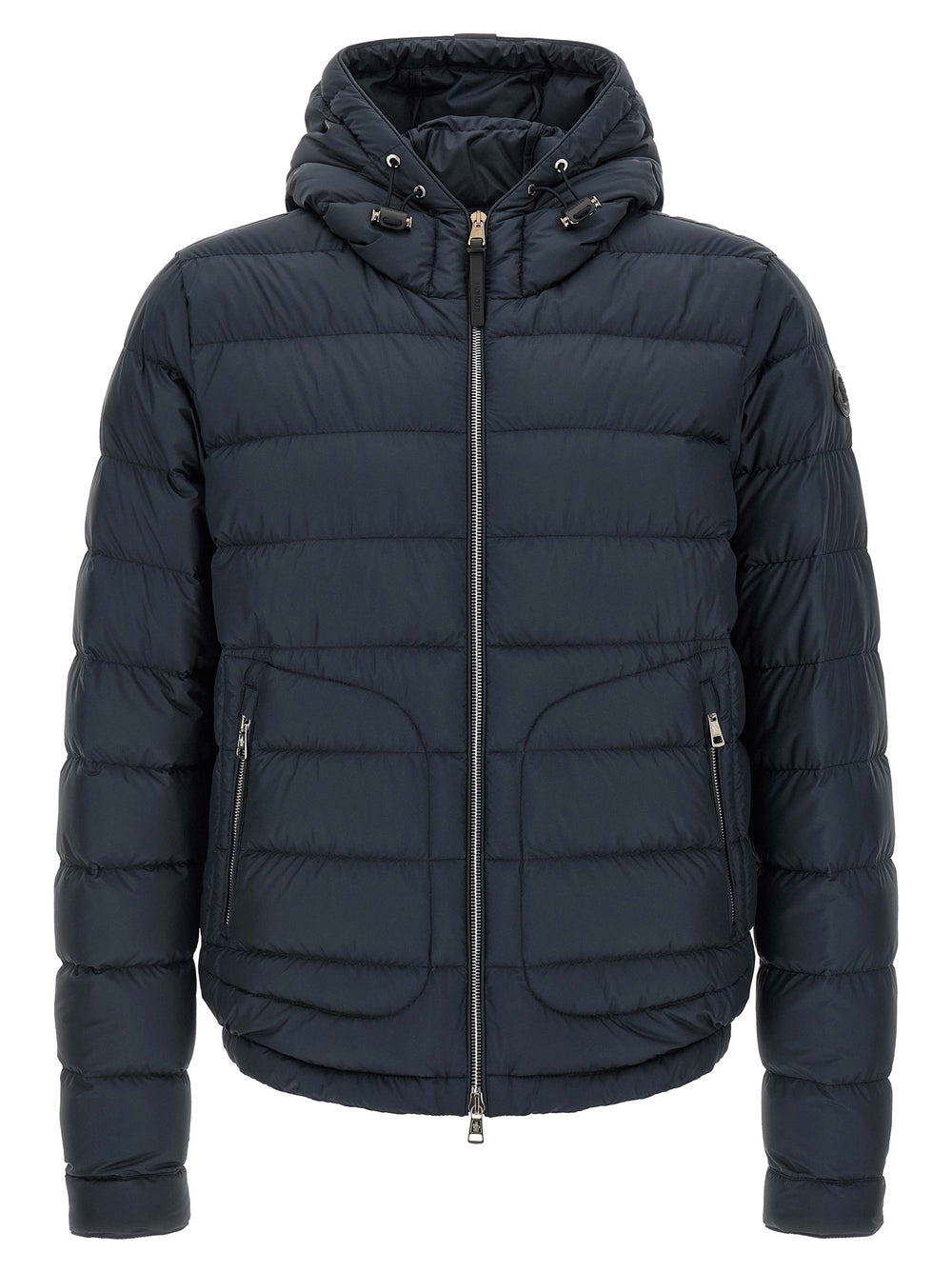 Blue Polyester Full-Length Jacket mens luxury fashion - Mens Edit
