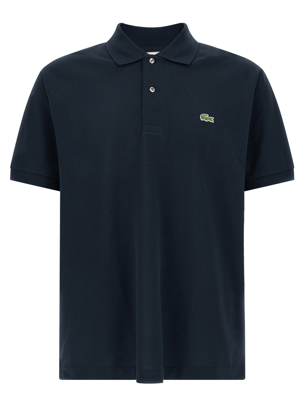 Blue Cotton Polo Shirt