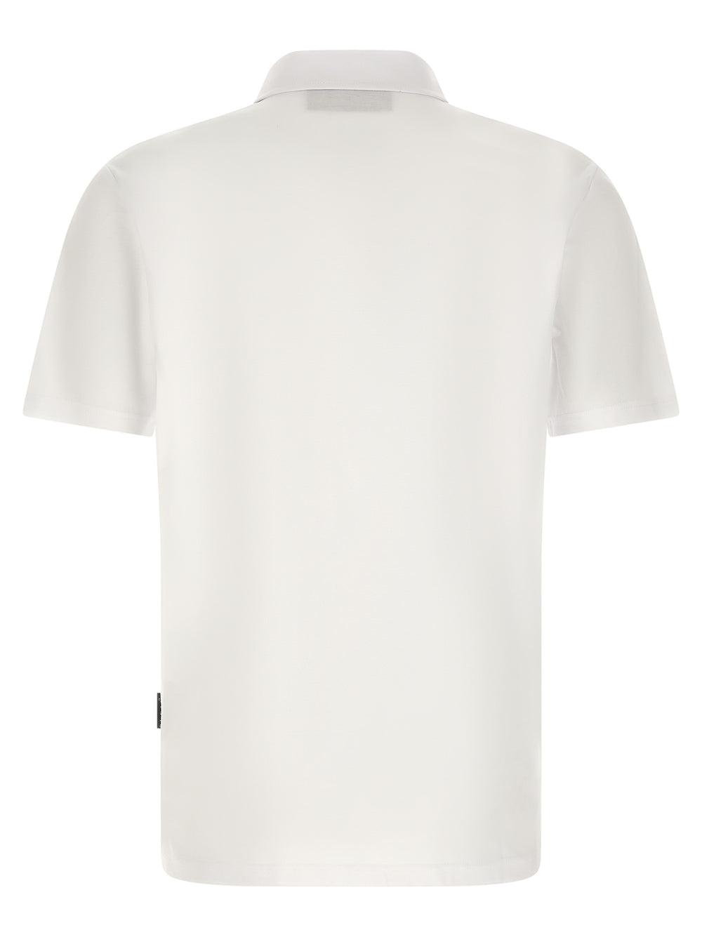 White Cotton Polo Shirt