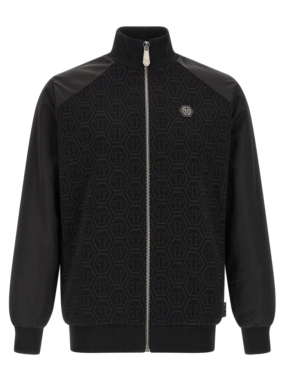 Black Cotton Sweatshirt