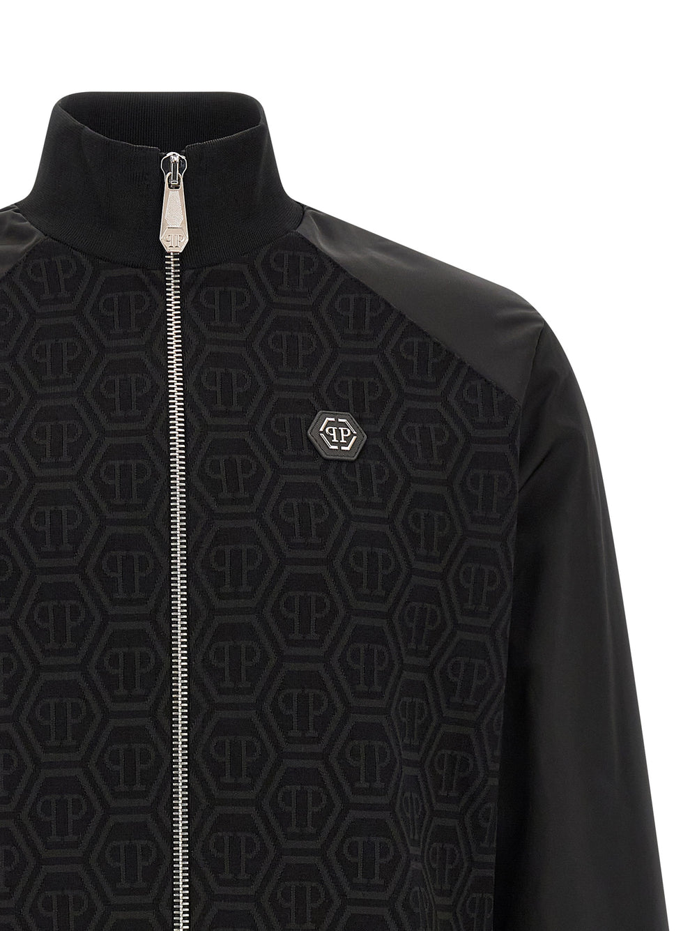Black Cotton Sweatshirt
