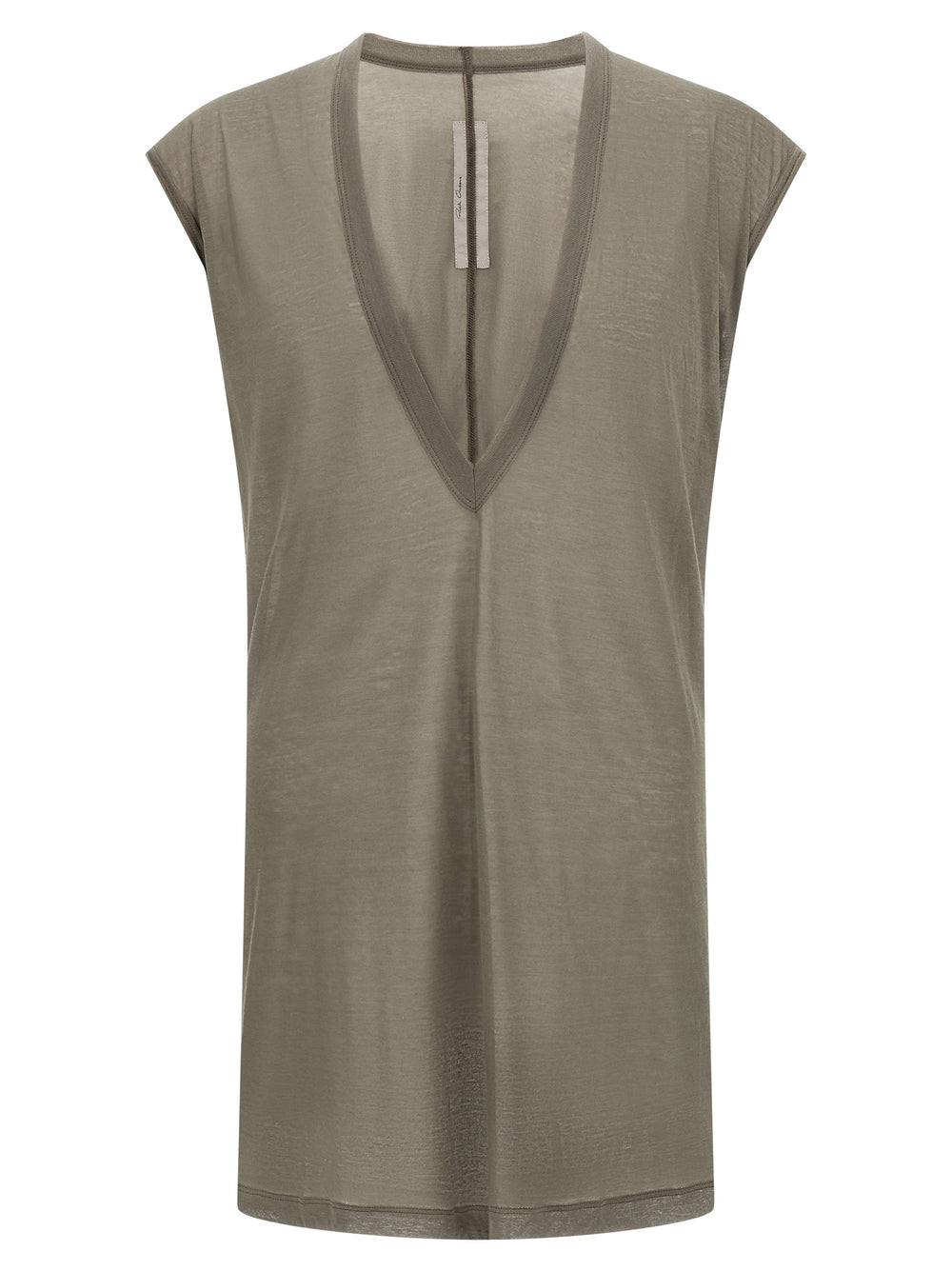Rick Owens Cotton T-Shirt in Gray