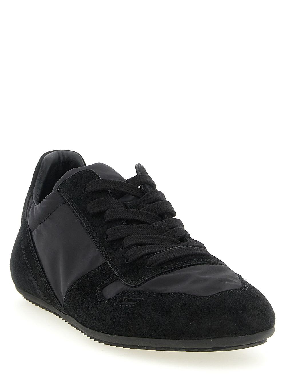 Rick Owens Calfskin Athletic Sneakers in Black