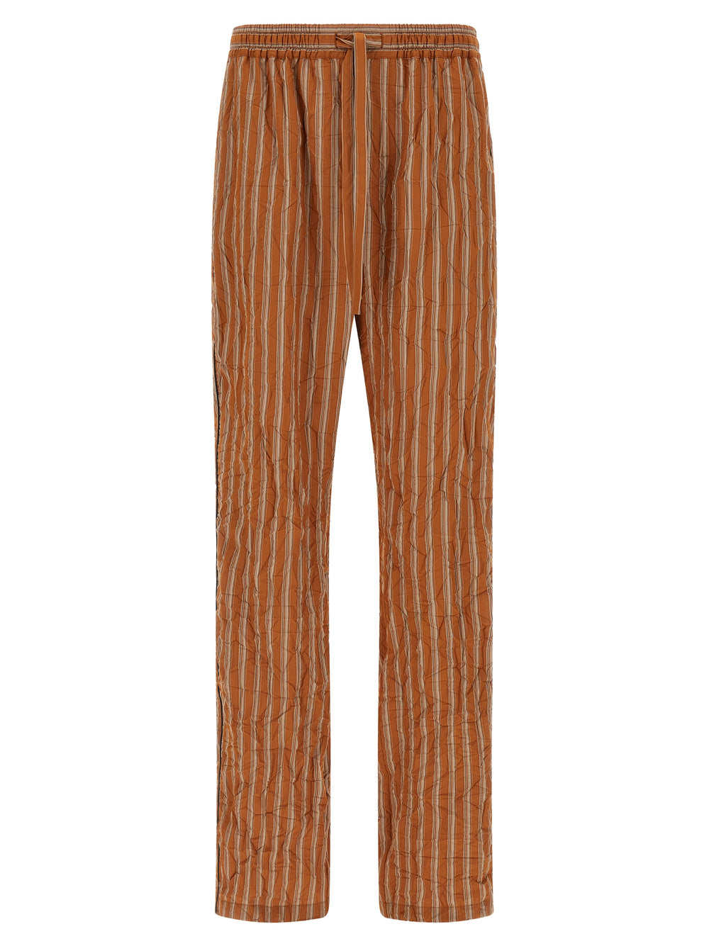 Brown Viscose Casual Pants mens luxury fashion - Mens Edit