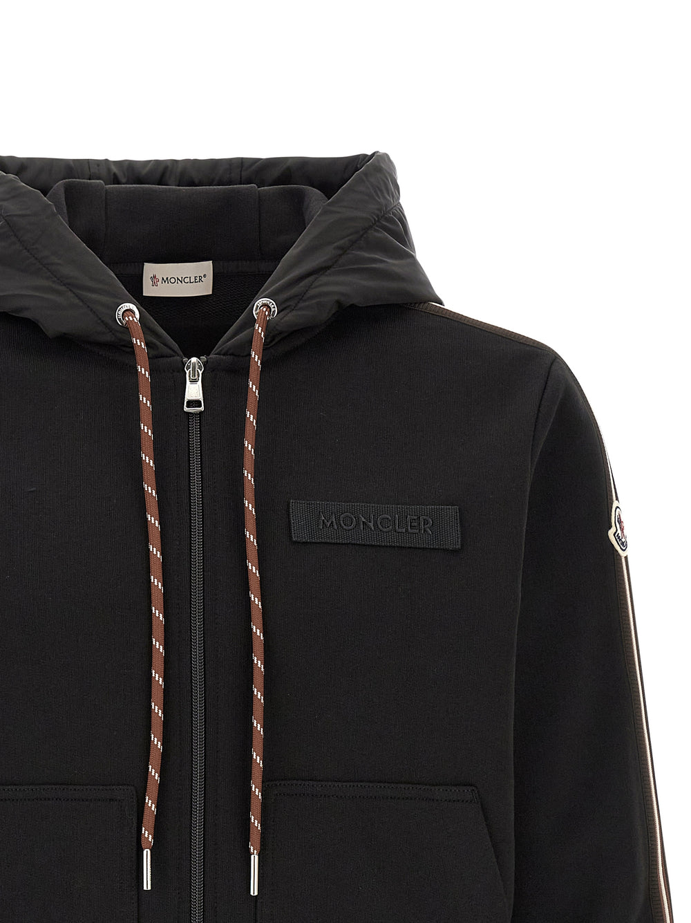 Black Polyamide Sweatshirt