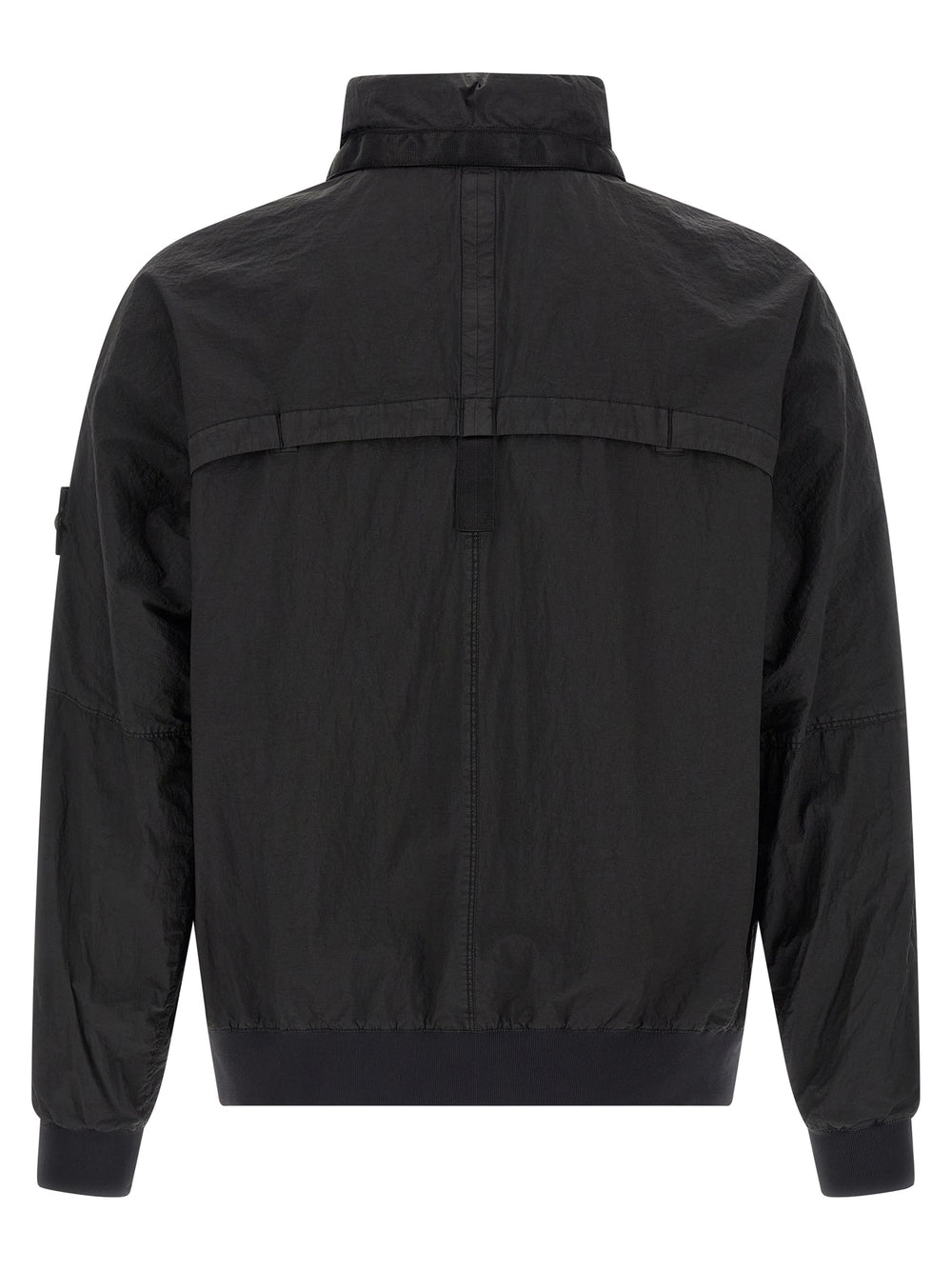 Stone Island Polyamide Bomber Jacket in Black