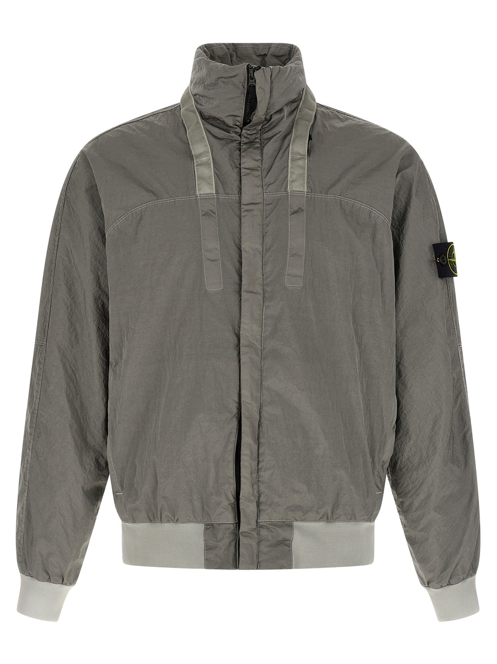 Stone Island Polyamide Bomber Jacket in Gray