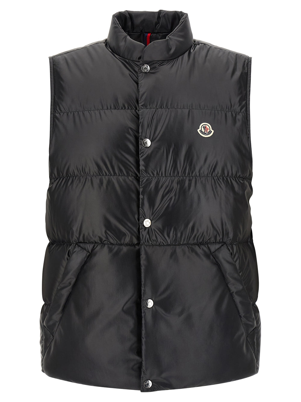 Black Polyester Sleeveless Jacket mens luxury fashion - Mens Edit