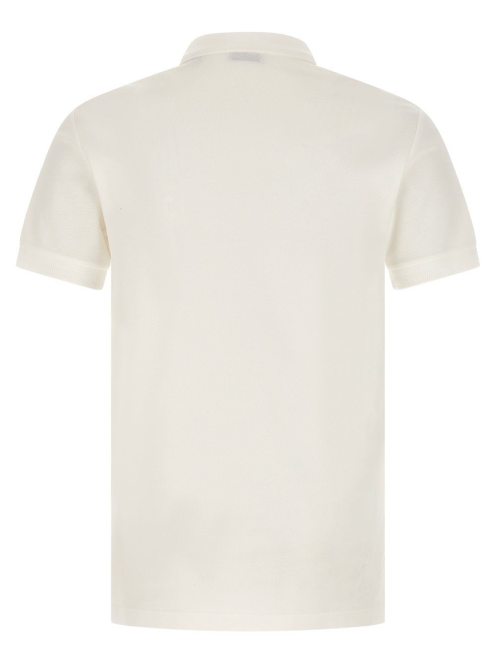 White Cotton Polo Shirt