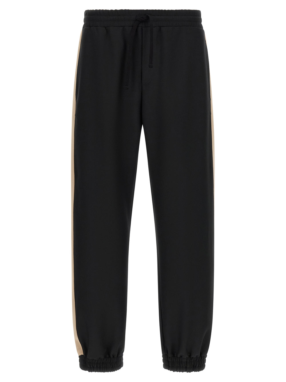 Black Polyester Athletic Pants mens luxury fashion - Mens Edit
