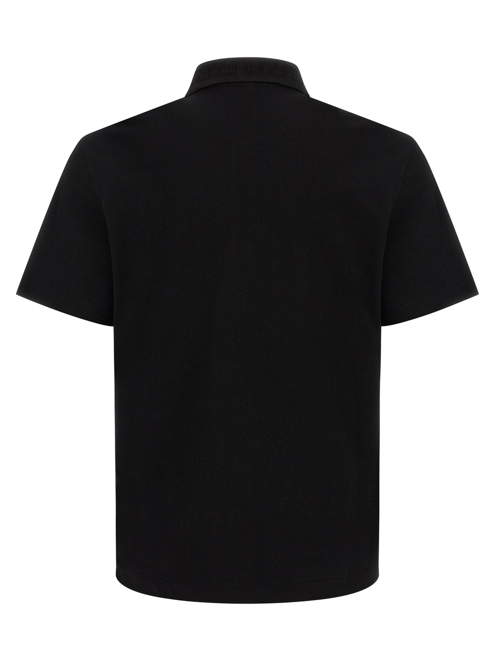 Black Cotton Polo Shirt