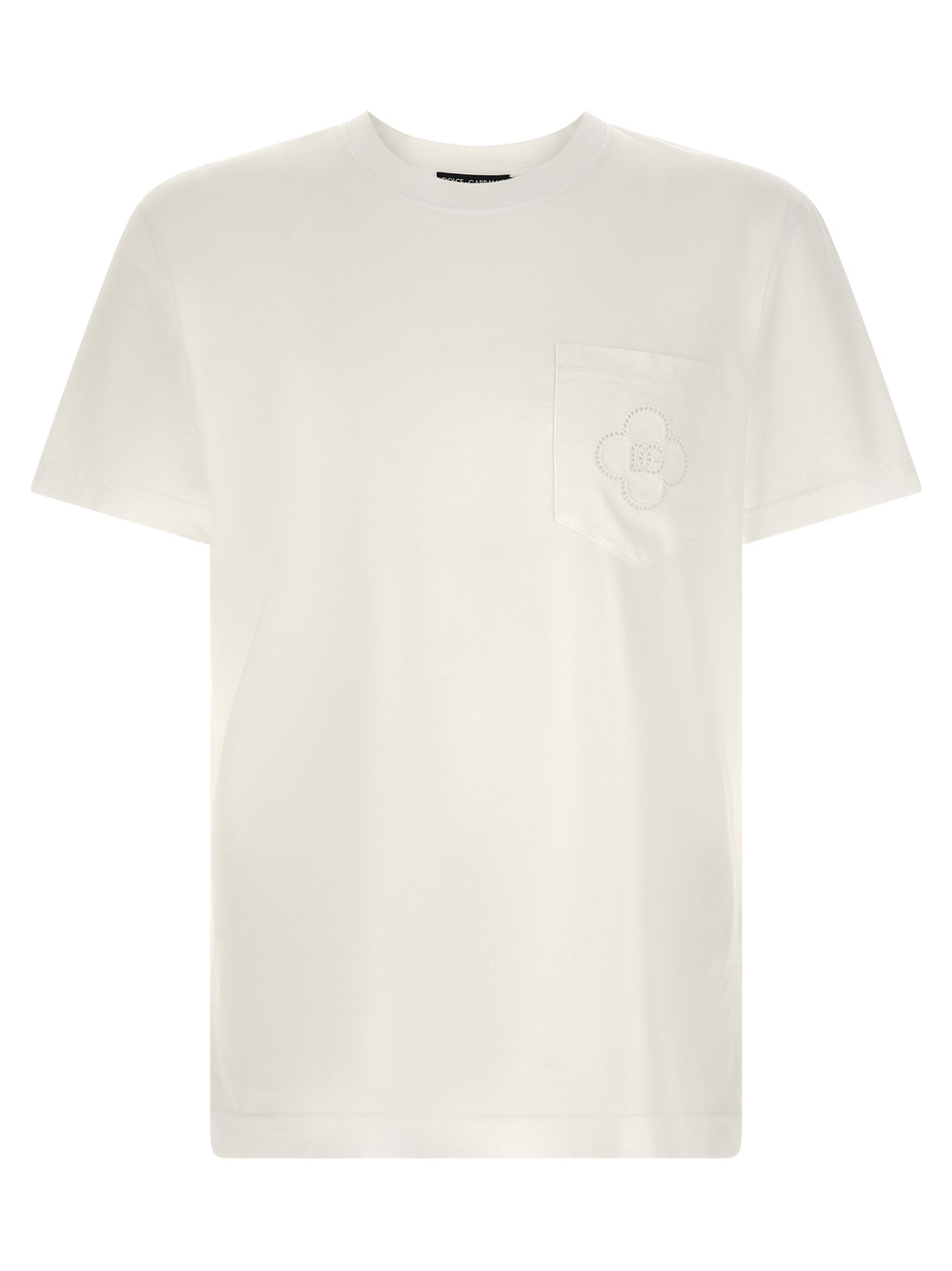 Dolce & Gabbana T-Shirt από 100% βαμβάκι σε Λευκό