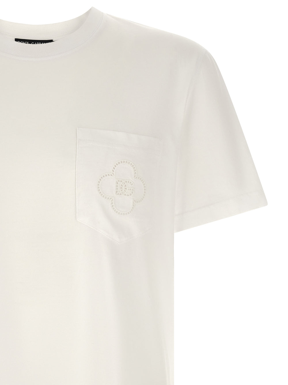 Dolce & Gabbana T-Shirt από 100% βαμβάκι σε Λευκό