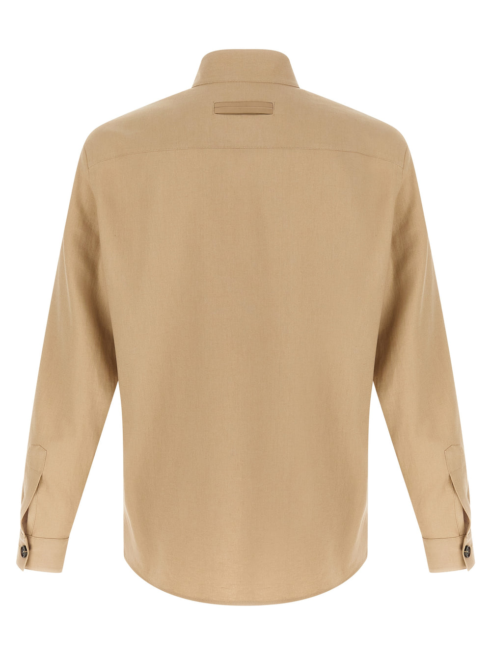 Beige Linen Blouse
