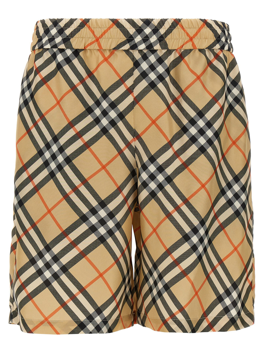 Burberry Βερμούδα από 100% μετάξι σε Μπεζ