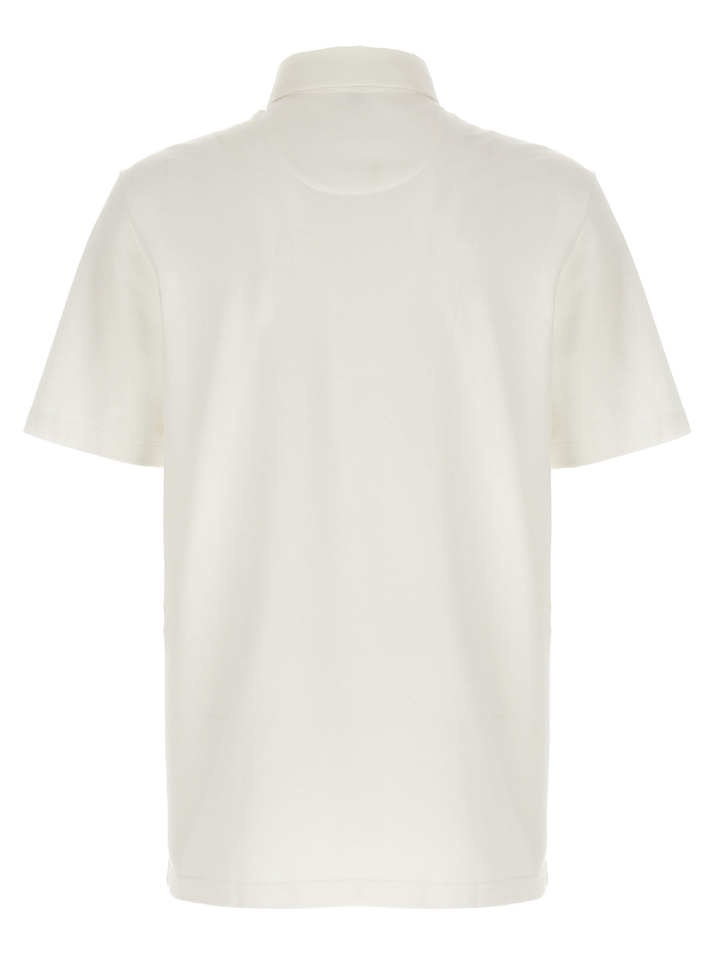 Brioni 100% Cotton Polo Shirt in White