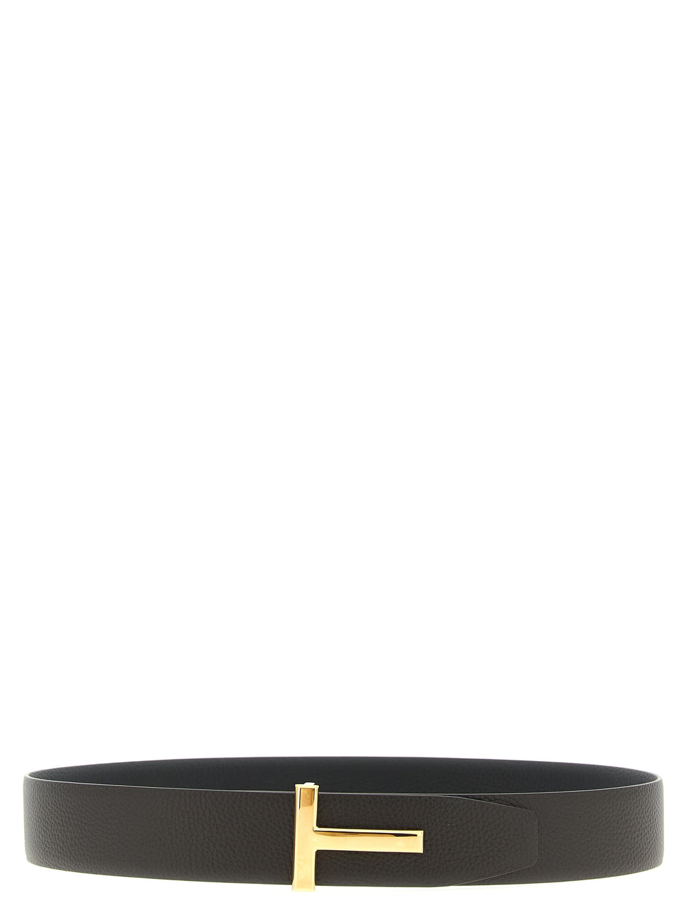 Tom Ford Reversible Calfskin Belt in Black and Brown