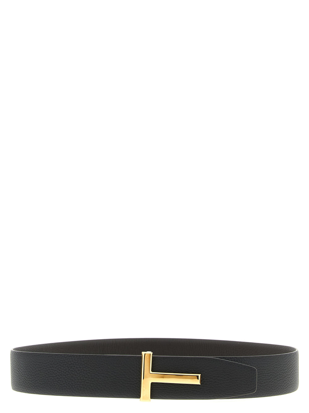 Tom Ford Reversible Calfskin Belt in Black and Brown