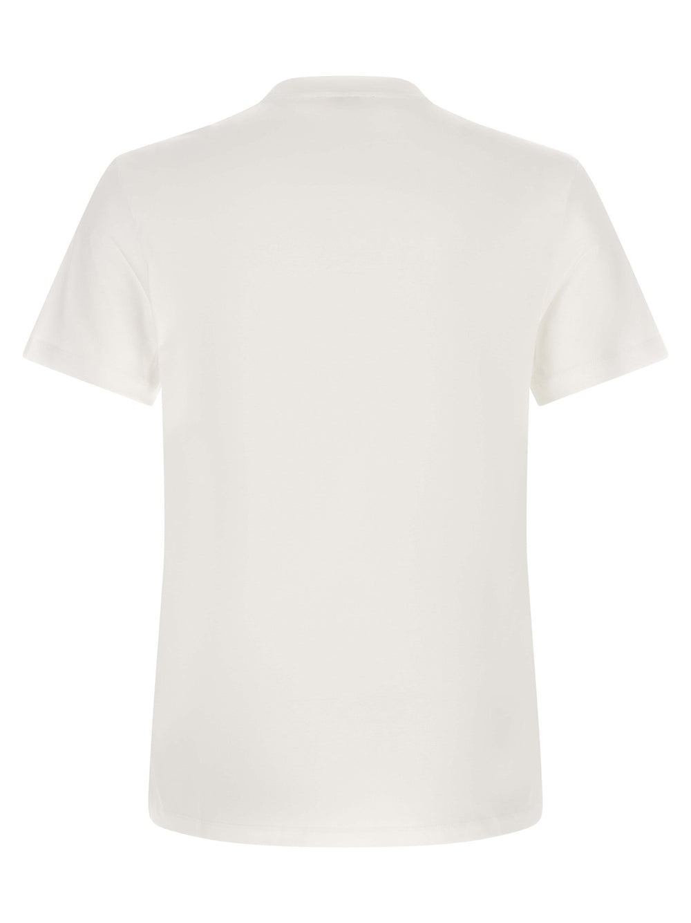 Versace Βαμβακερό T-Shirt Δίχρωμο σε Λευκό και Μαύρο
