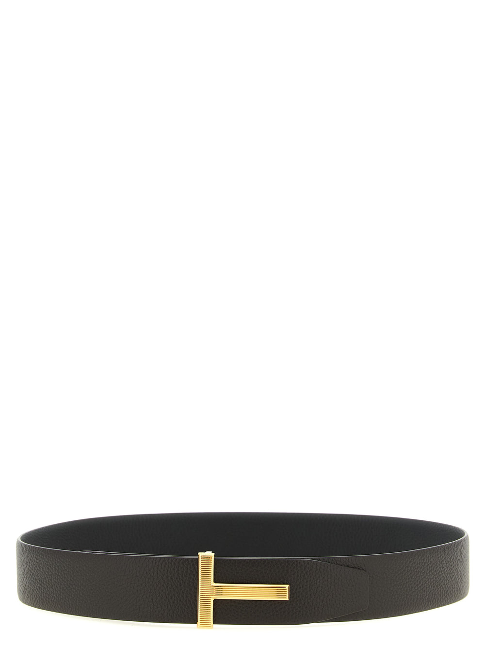 Tom Ford Reversible Calfskin Belt in Black and Brown