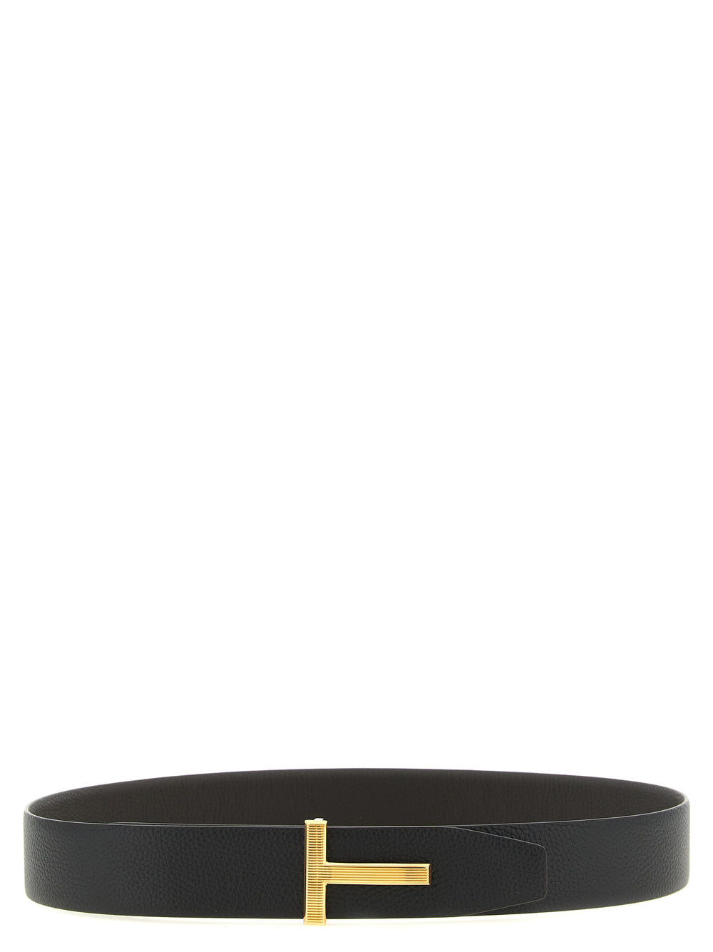 Tom Ford Reversible Calfskin Belt in Black and Brown