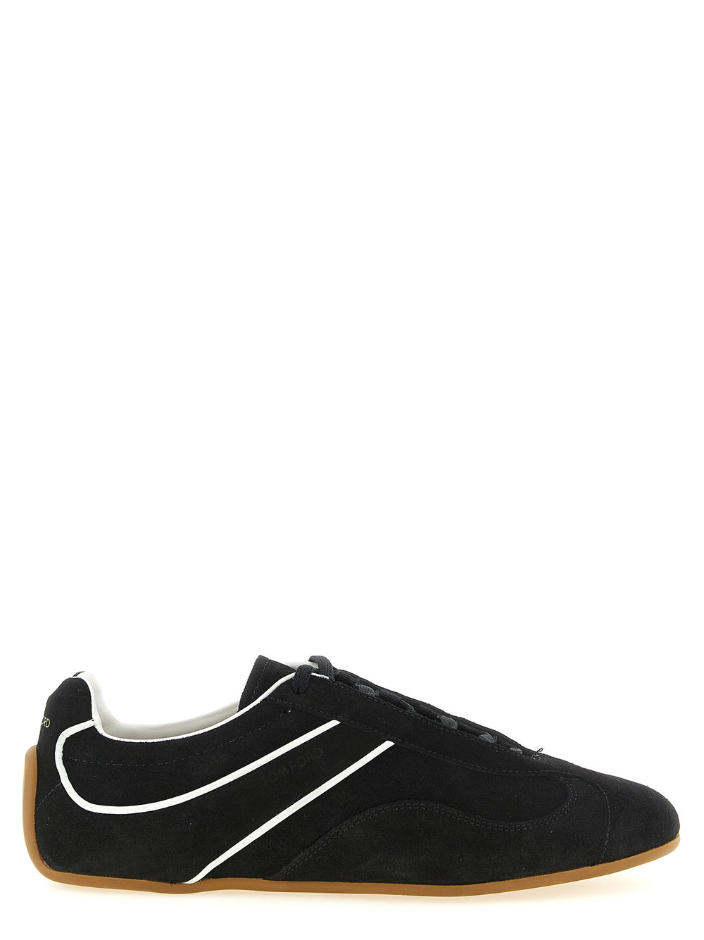 Tom Ford Δίχρωμα Δερμάτινα Sneakers σε Λευκό και Μαύρο