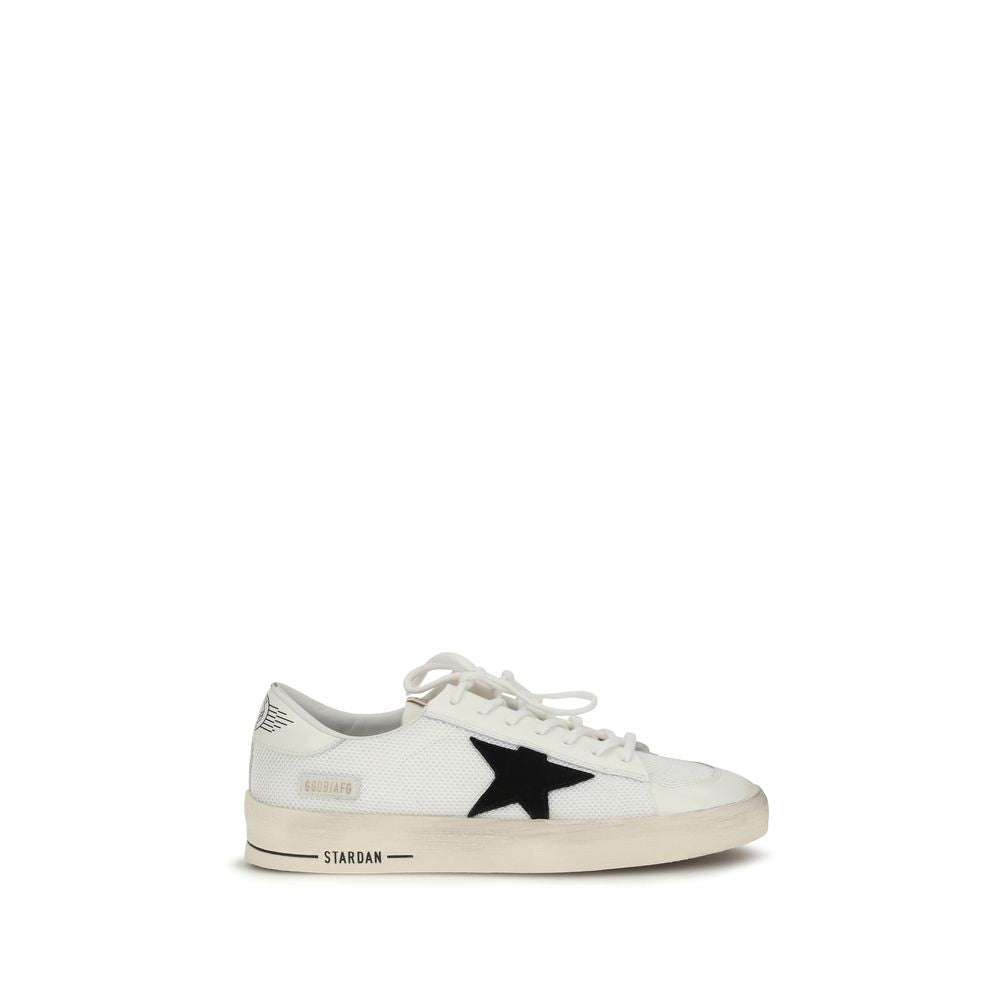 Golden Goose Stardan Δερμάτινα Sneakers από Δέρμα Μοσχαριού σε Λευκό