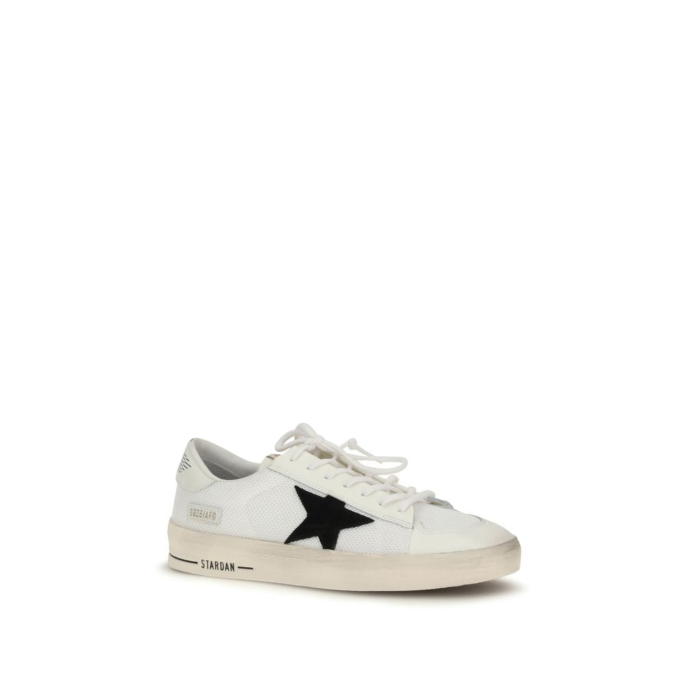 Golden Goose Stardan Δερμάτινα Sneakers από Δέρμα Μοσχαριού σε Λευκό
