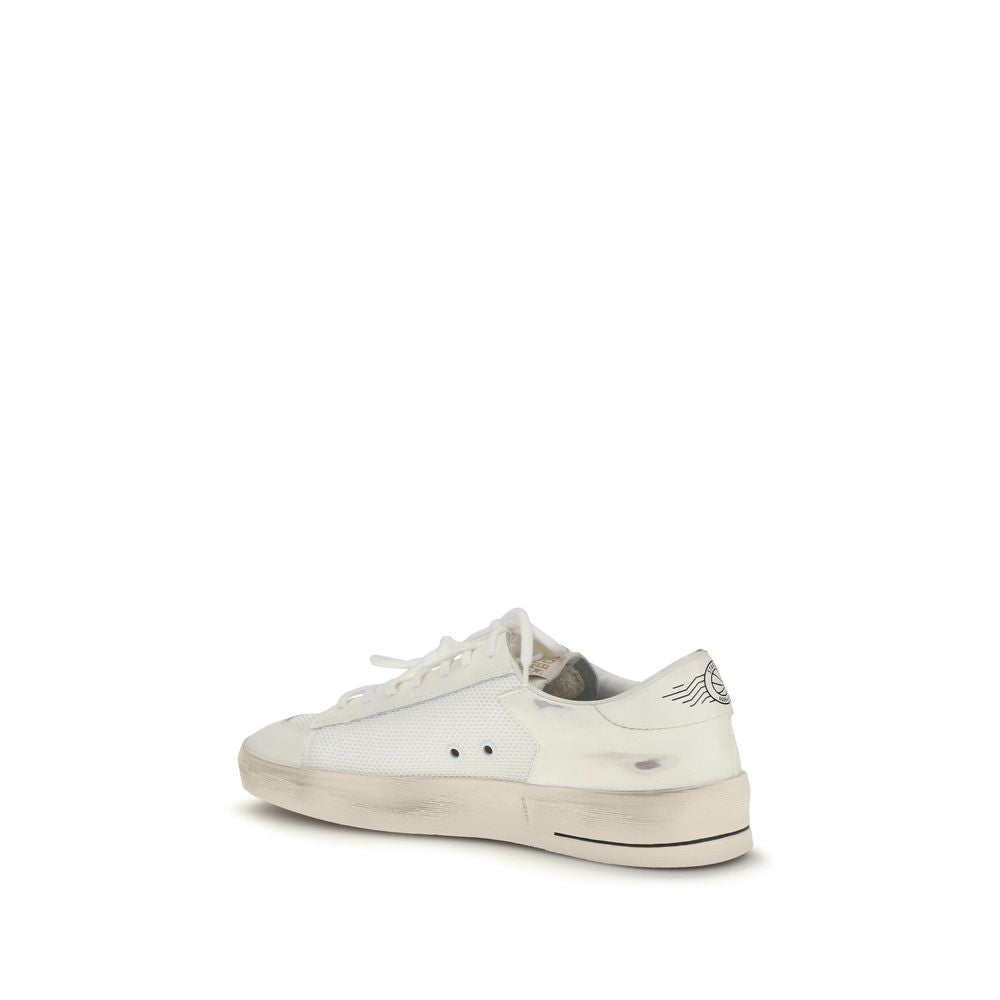 Golden Goose Stardan Δερμάτινα Sneakers από Δέρμα Μοσχαριού σε Λευκό