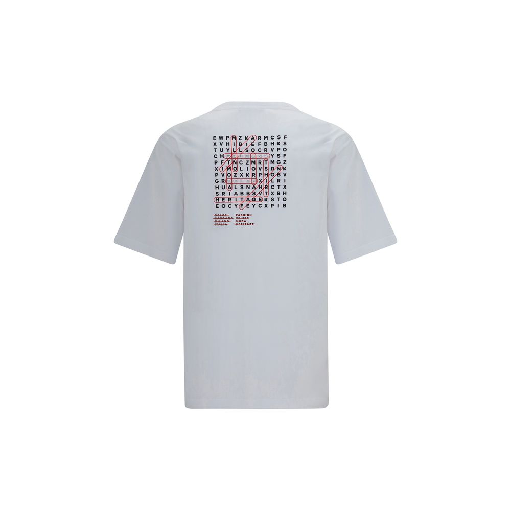 Dolce & Gabbana 100% Cotton T-Shirt in White