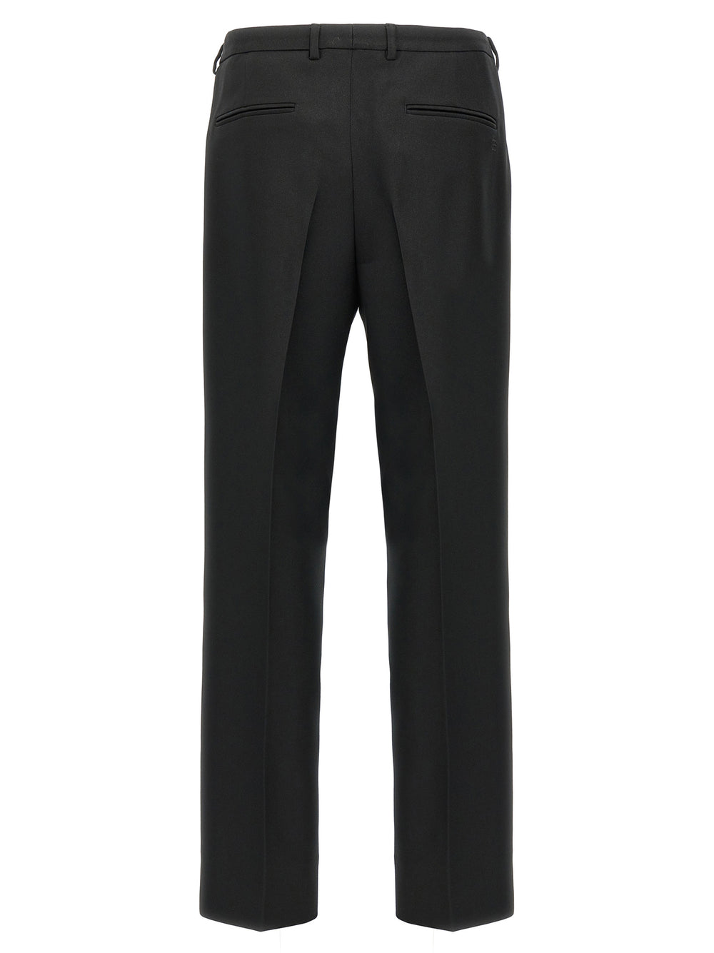 Gucci Polyester Twill Trousers in Black