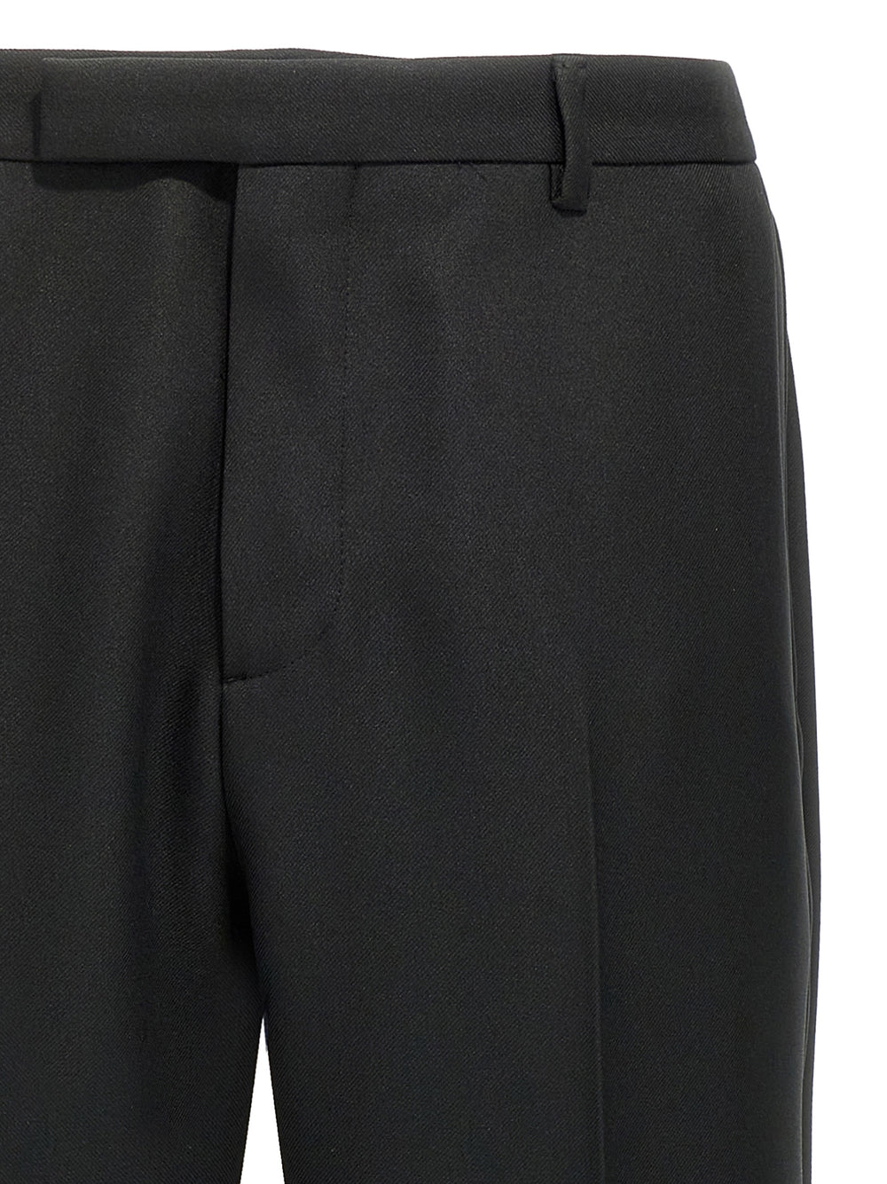 Gucci Polyester Twill Trousers in Black