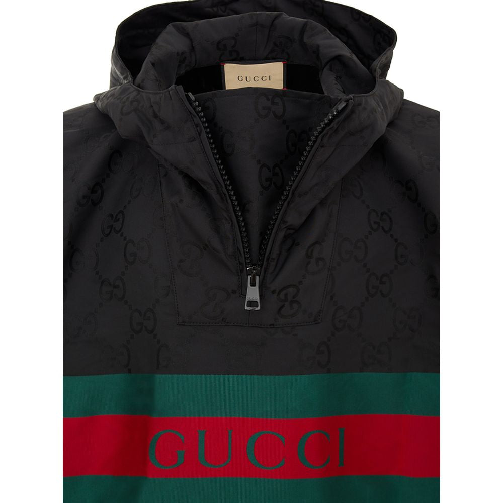 Gucci Cape από τεχνικό ύφασμα σε Μαύρο