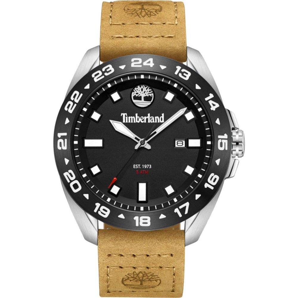 Brown Leather Dress Watch