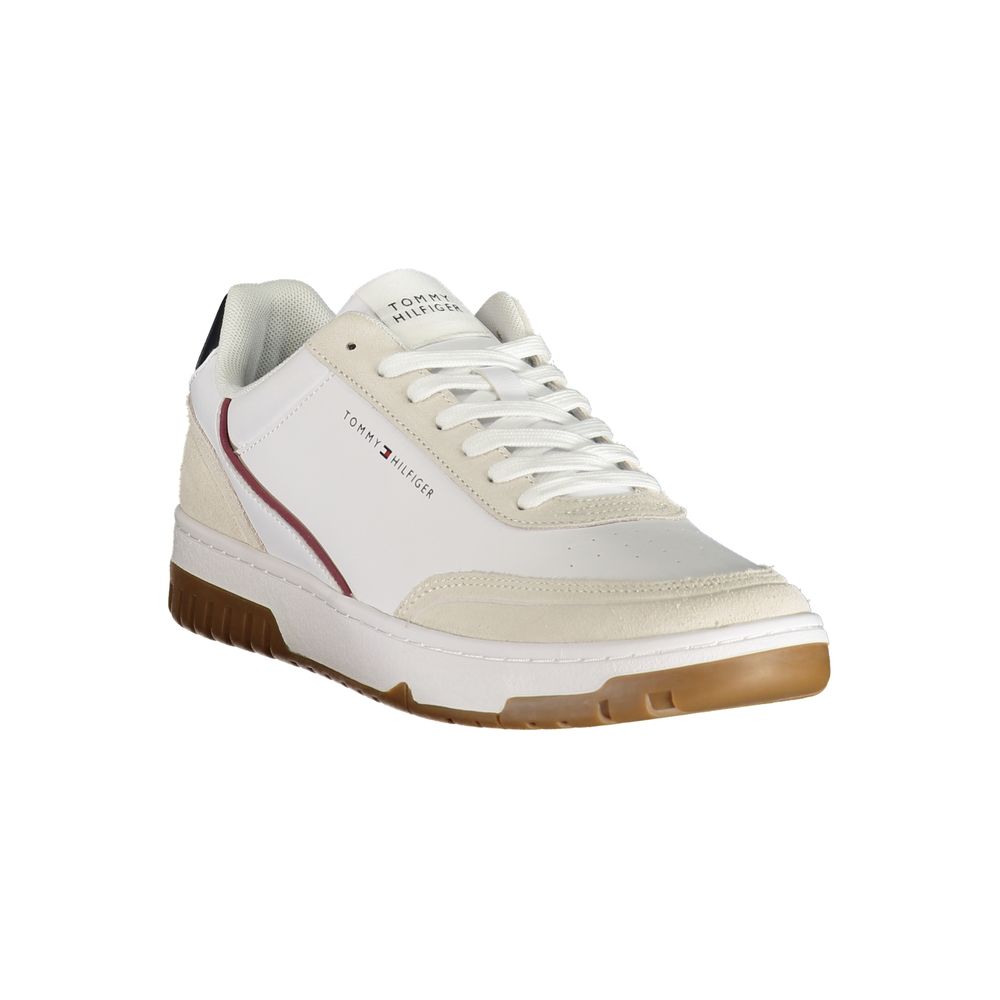 Tommy Hilfiger White Polyurethane Sneaker